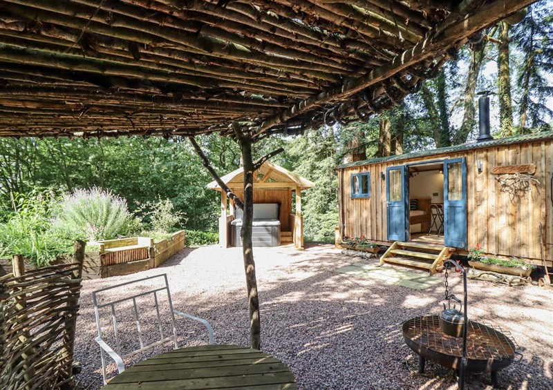 The setting of Tanglewood Shepherds Hut (photo 3) at Tanglewood Shepherds Hut, Leighton near Welshpool