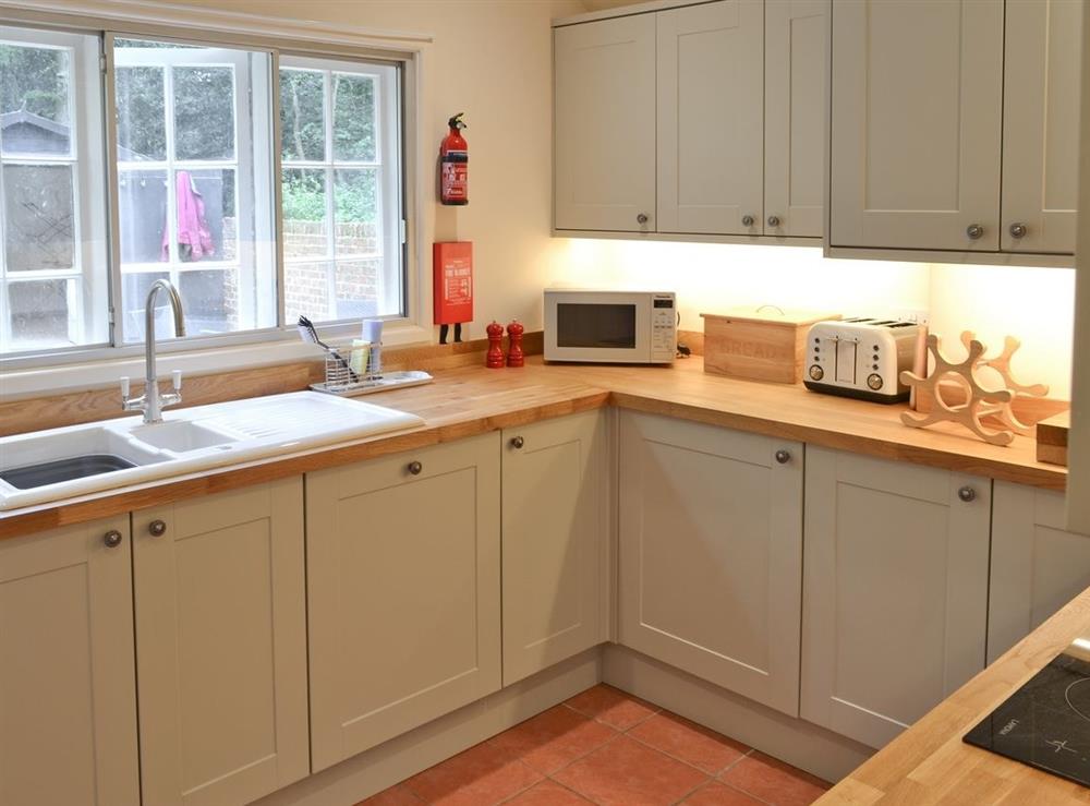 Kitchen at Tanhurst Cottage in Leith Hill, near Dorking, Surrey