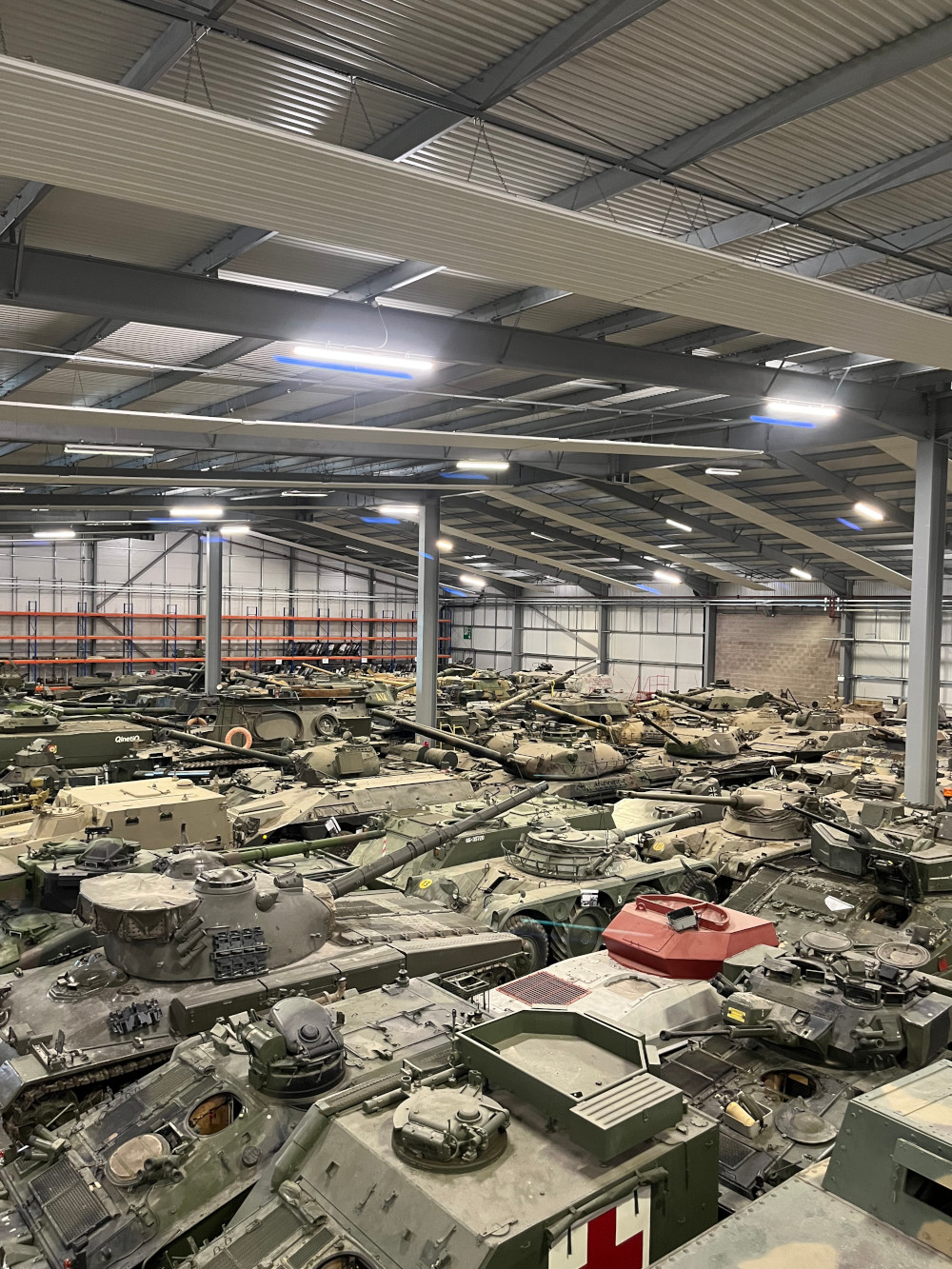 The Restoration Room at Bovington Tank Museum