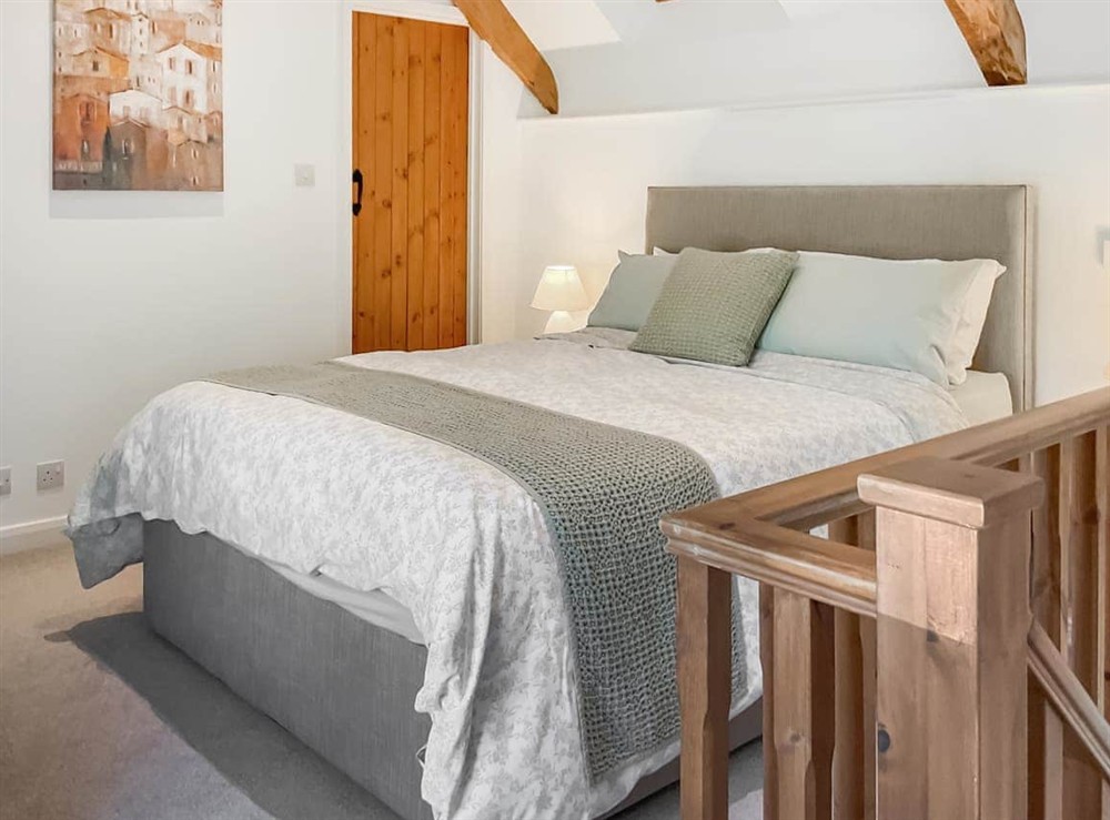 Double bedroom at Tanlake Barn in Chard, Somerset