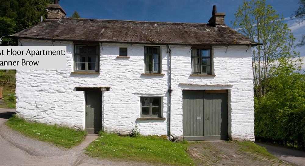 The building that is home to Tanner Brow, Hawkshead, Lake District, Cumbria