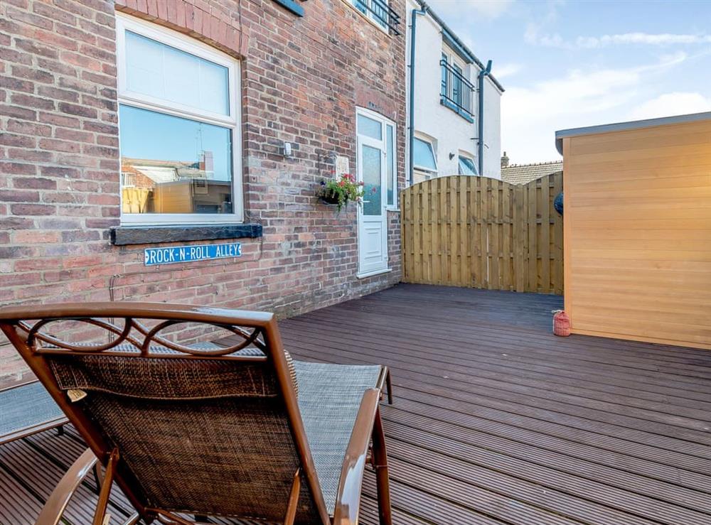 Decking at Tapestry House in Bridlington, North Humberside