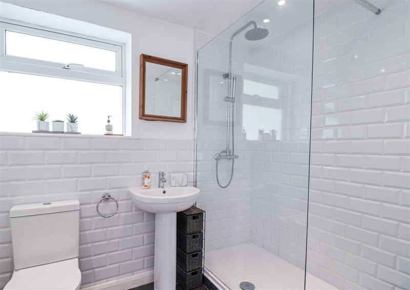 This is the bathroom at Tapps Lodge, Brixton near Yealmpton