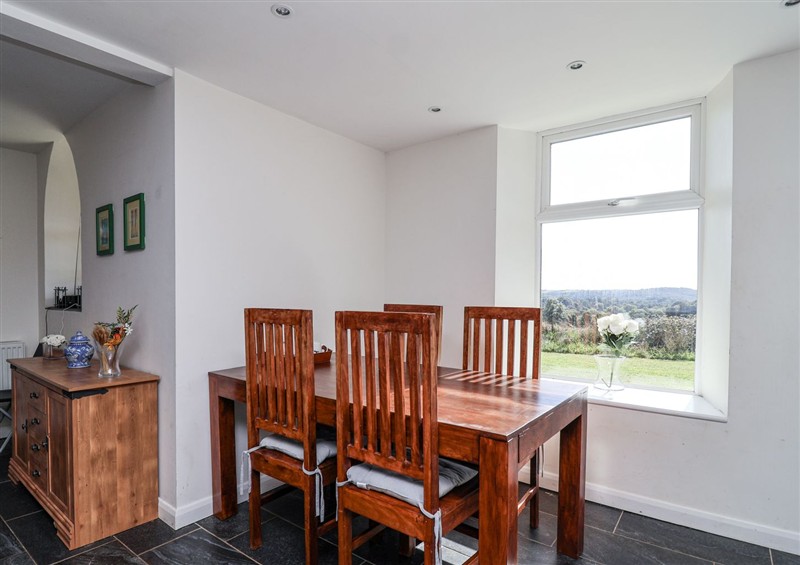 This is the dining room at Tapps Lodge, Brixton near Yealmpton