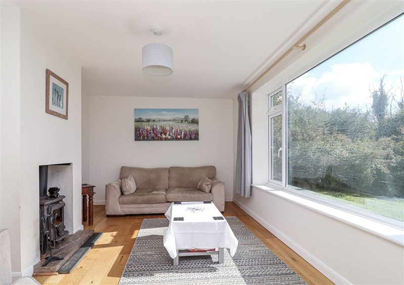 This is the living room at Tapps Lodge, Brixton near Yealmpton