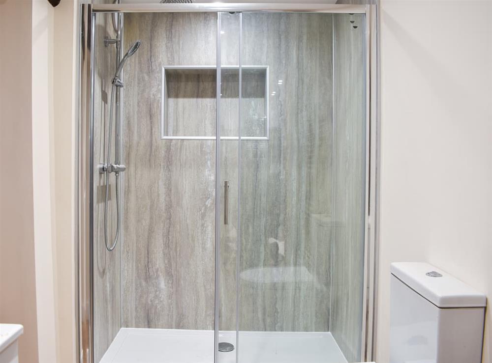Shower room at Tarn Cottage in Troutbeck, nr Keswick, Cumbria