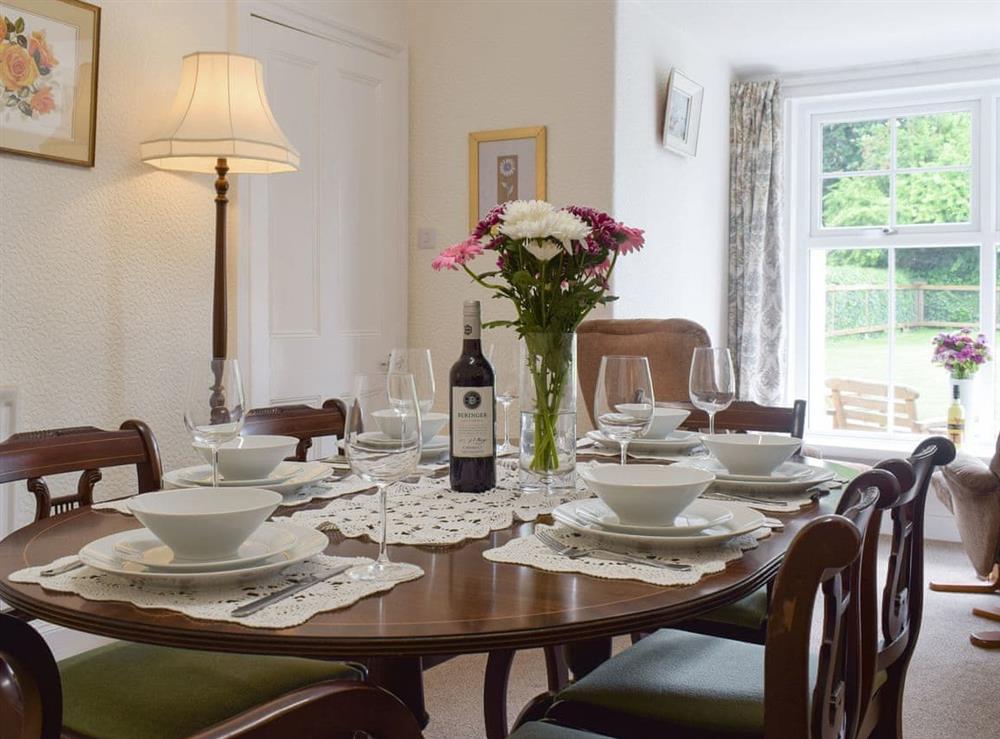 Dining room at Tarn House in Wooler, Northumberland
