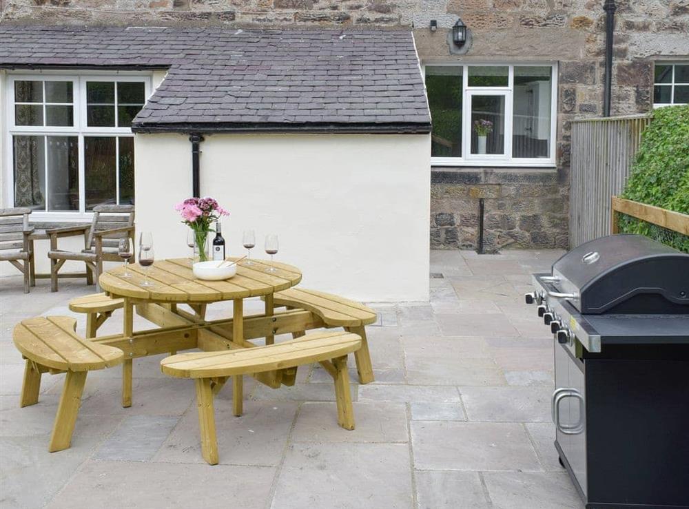 Patio at Tarn House in Wooler, Northumberland