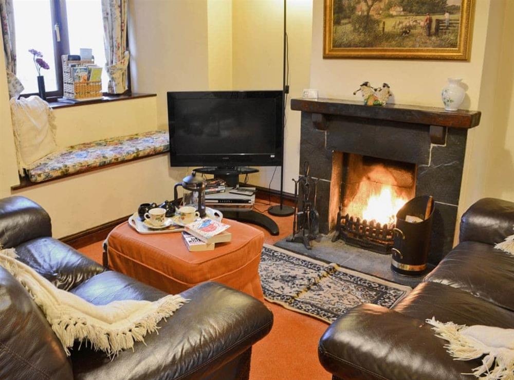 Living room at Tarns Cottage in Hawkshead, Cumbria