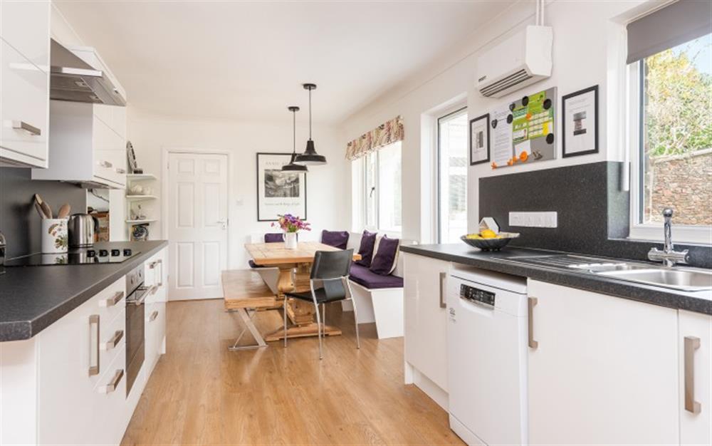 Modern kitchen  at Tarquin in Bigbury-On-Sea