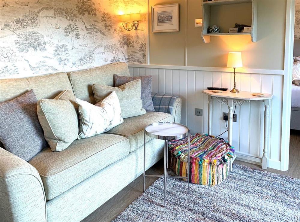 Living area at Tarragon in Lamerton, Devon