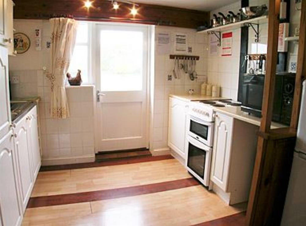 Kitchen at Tarrant Cottage in East Orchard, near Shaftesbury, Dorset