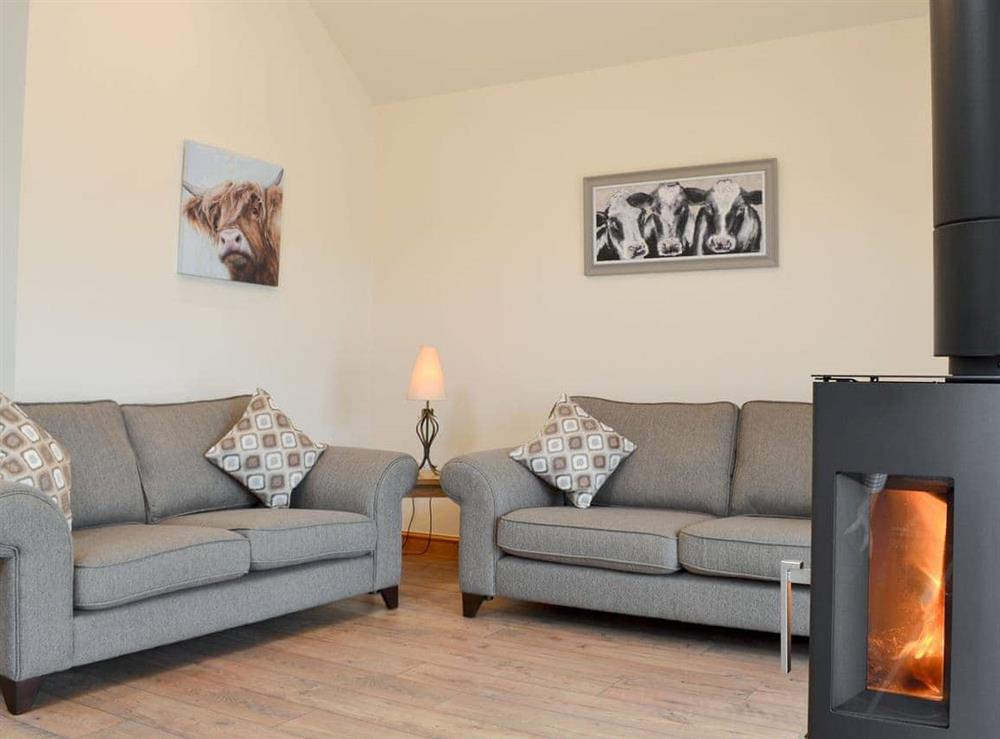Spacious, comfortable living area at Taters Barn in Aikton, near Wigton, Cumbria