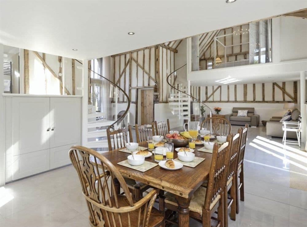 Stunning kitchen/dining area at Tatters Barn in Coggeshall, near Braintree, Essex