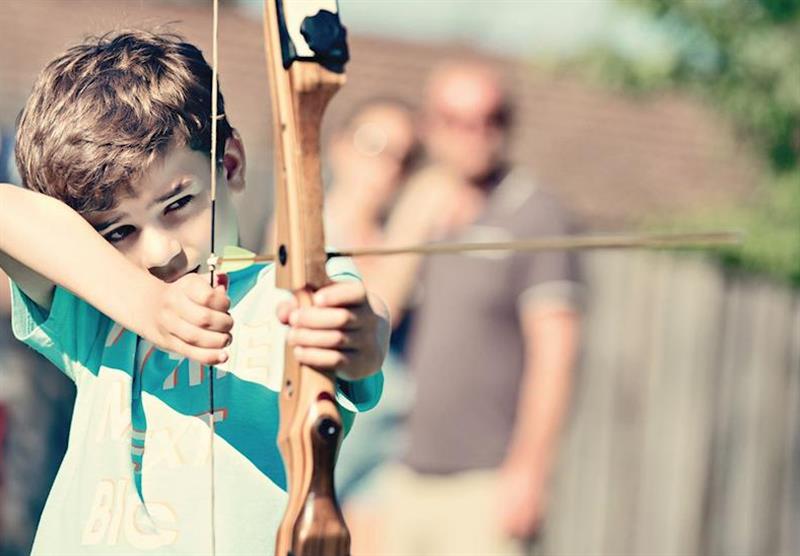 Archery at Tattershall Lakes Country Park in Tattershall, Lincolnshire