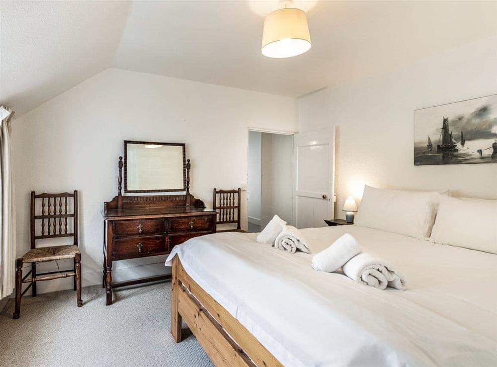 Double bedroom at Tavern House in St Mawes, Cornwall