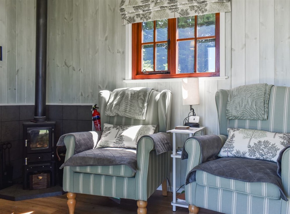 Open plan living space (photo 2) at Tawny Owl Hut in Westerdale, near Whitby, North Yorkshire