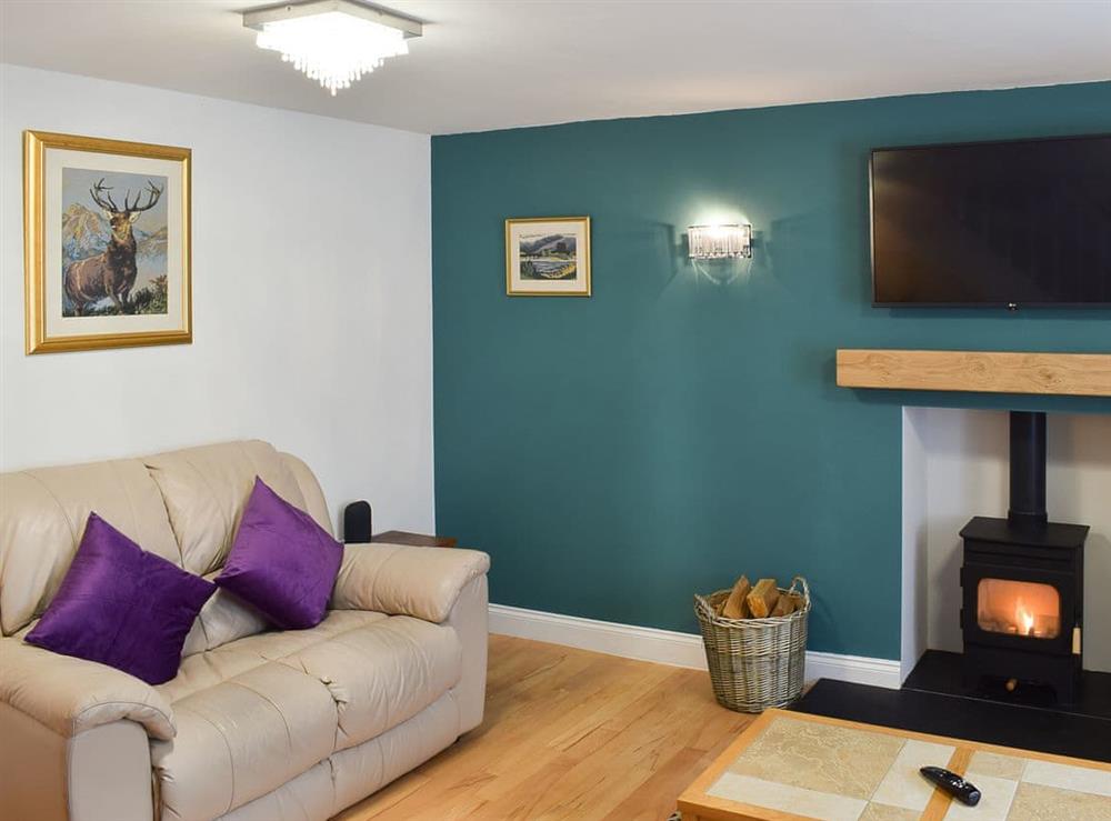 Living area at Tayberry Cottage in Aberfeldy, Perthshire