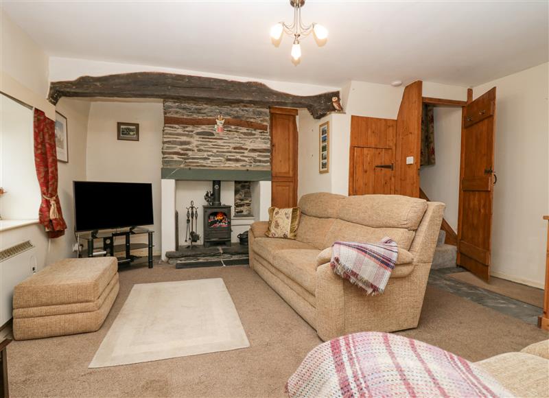 The living area at Taylors Cottage, Threlkeld