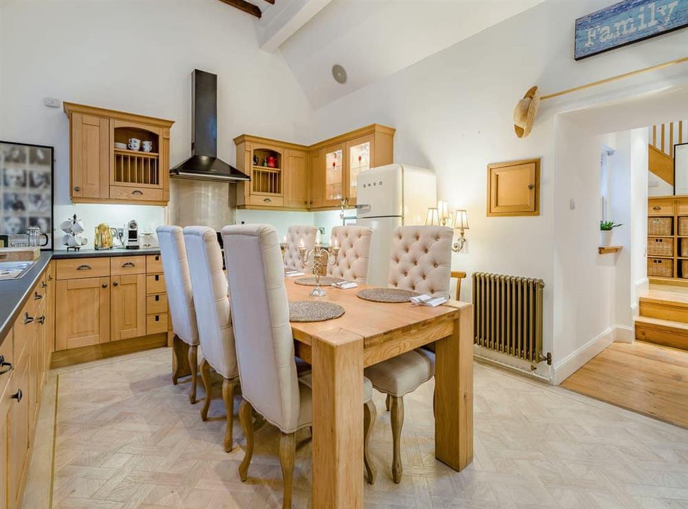 Kitchen/diner at Tayview Cottage in Pitlochry, Perthshire