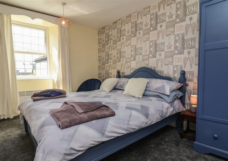 This is a bedroom at Tea Cosy Cottage, Marhamchurch