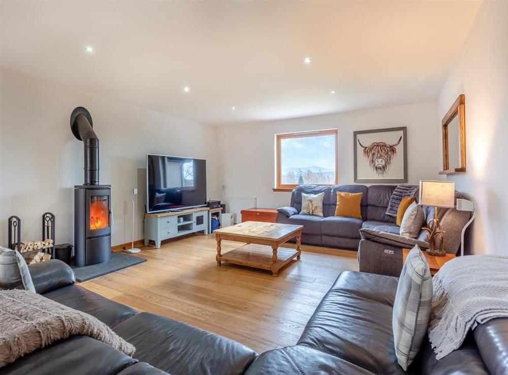 Living room at Teaghlach in Newtonmore, Inverness-Shire