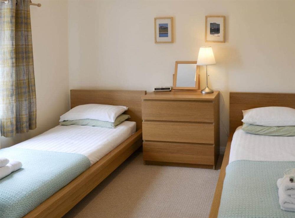 Good-sized twin bedroom at Teal Cottage in Embleton, near Alnwick, Northumberland