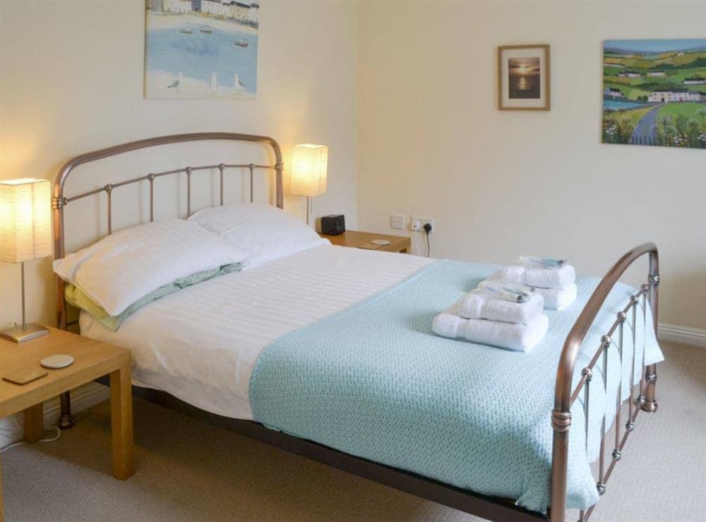 Relaxing double bedroom at Teal Cottage in Embleton, near Alnwick, Northumberland