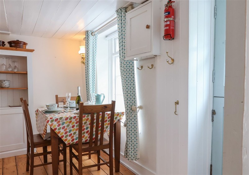 This is the kitchen at Teana Cottage, Polperro