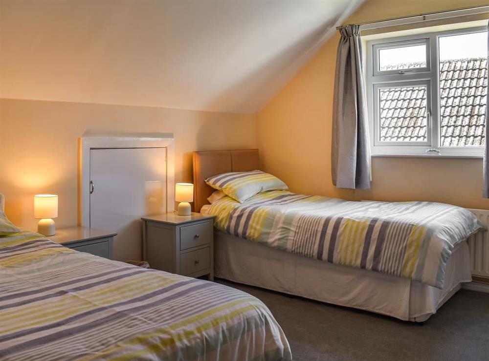 Twin bedroom at Teazles in Peel, Isle Of Man