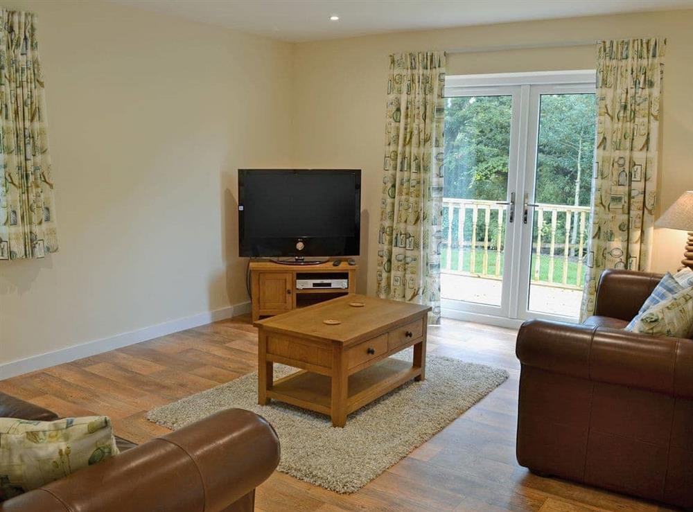 Living room at Tegen in Tywardreath, near Fowey, Cornwall
