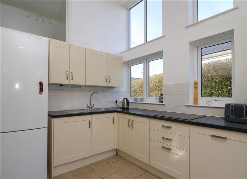 This is the kitchen at Tegfan, Dinas Cross near Newport