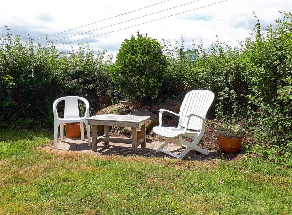 Enclosed lawned garden with garden furniture and gas BBQ (photo 3) at Tegfan in Llangenny, near Crickhowell, Powys
