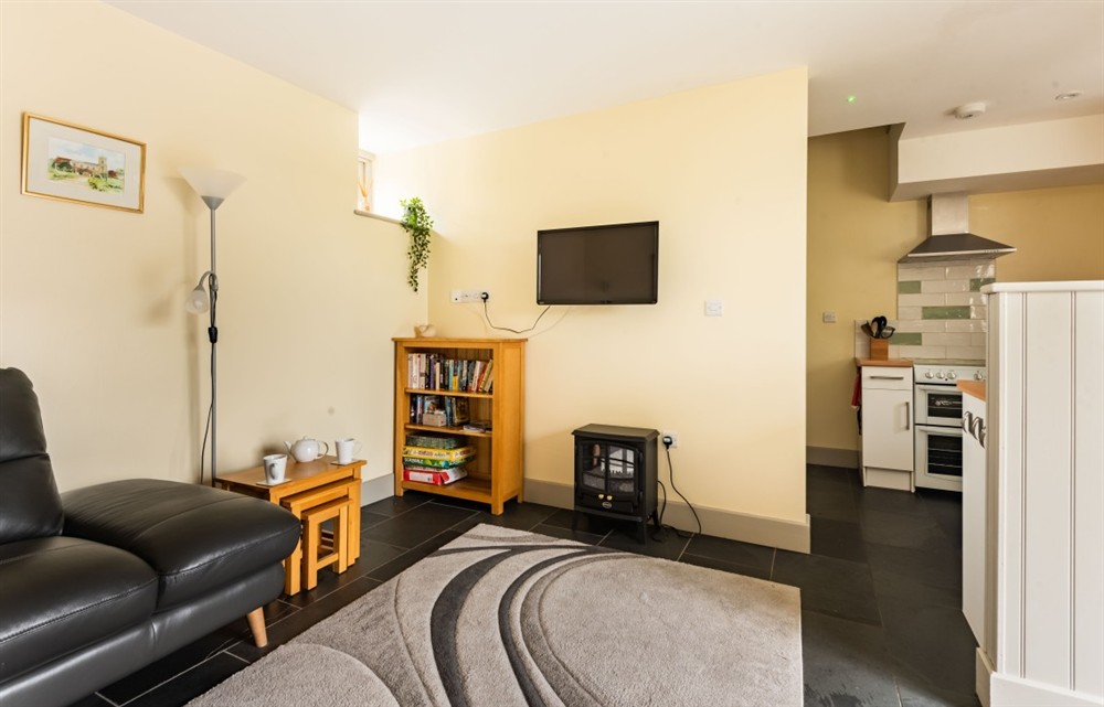 Relax in the living area (photo 2) at Teign Cottage in Broadhempston