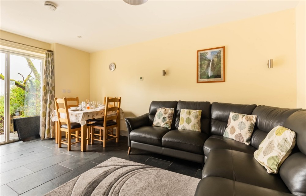 This is the living room at Teign Cottage in Broadhempston