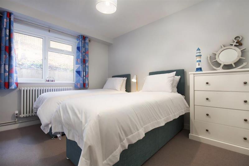 Twin bedroom at Teign House, Teignmouth, Devon