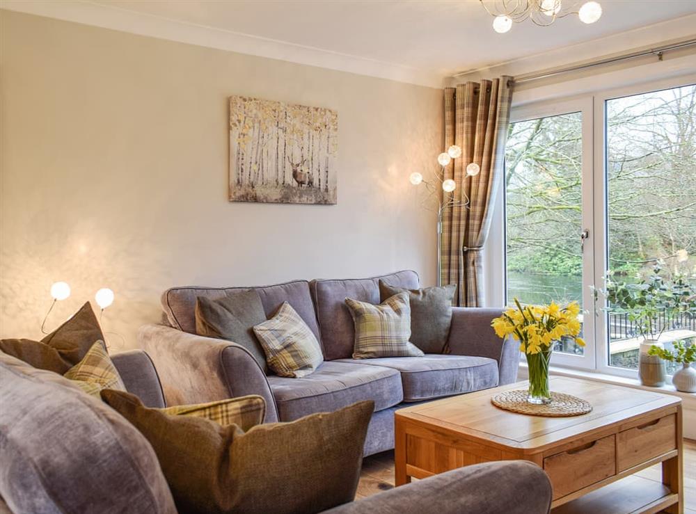 Living area at Teith Bank in Callander, Perthshire