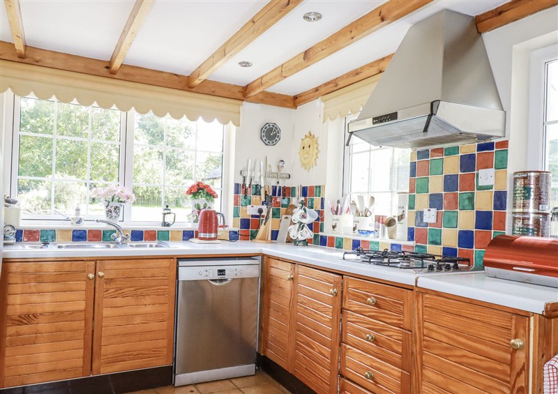 The kitchen at Temple House, Goonhavern