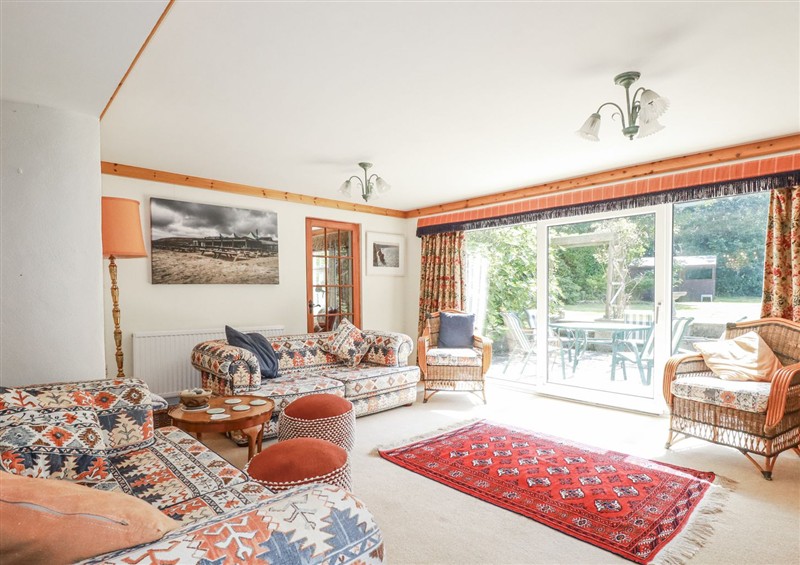 The living room at Temple House, Goonhavern