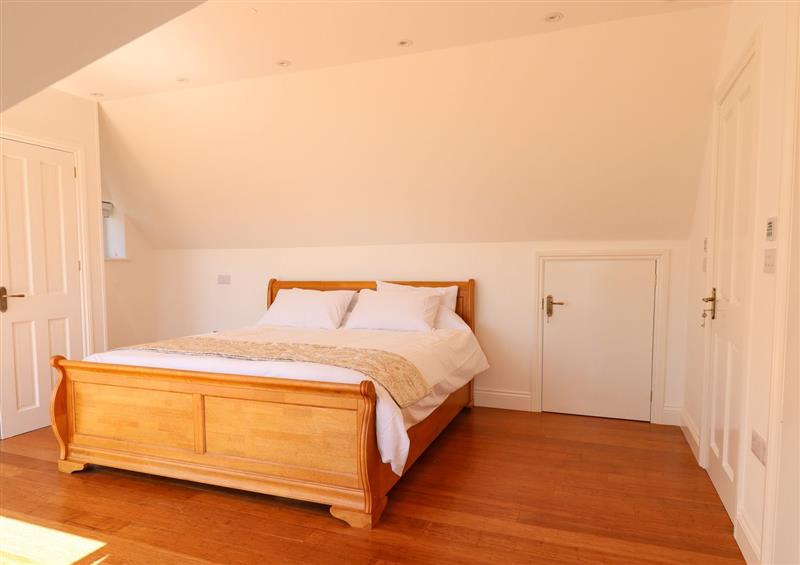 One of the bedrooms at Temple House, Sidmouth