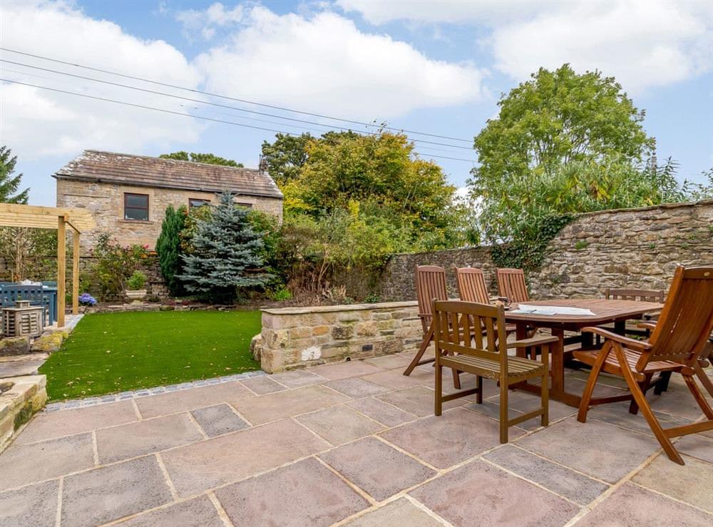 Outdoor area at Temple House in West Burton, near Leyburn, North Yorkshire