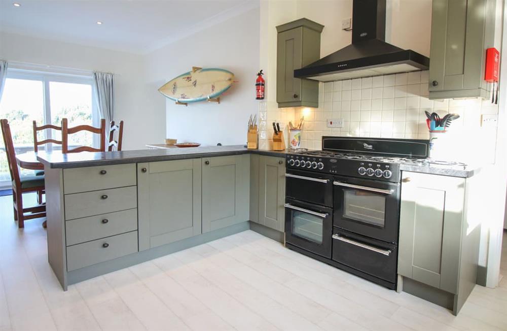 Open Plan Kitchen and Breakfast Room at Templeton in Mawgan Porth, Cornwall