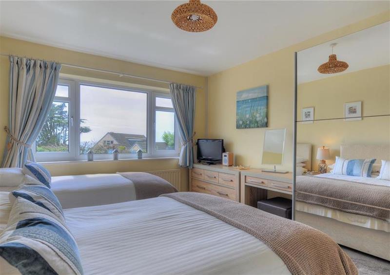 One of the bedrooms at Templewood, Charmouth