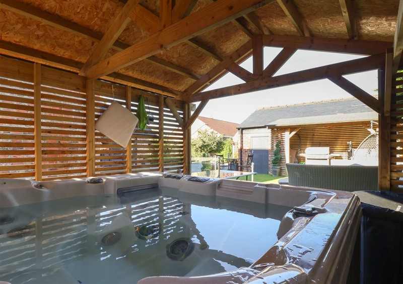 Enjoy the swimming pool at Ten Gables, Driffield