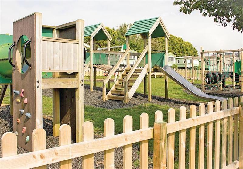 Children’s play area at Tencreek in Cornwall, South West of England