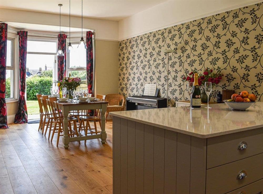 Kitchen/diner at Tennyson Down House in Freshwater Bay, Isle of Wight