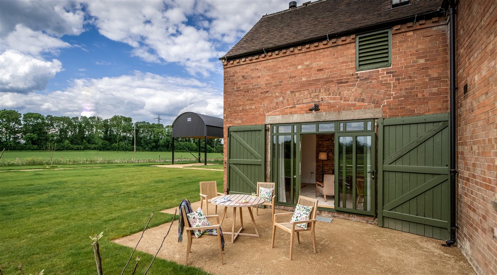 The outdoor seating (photo 2) at Tern Barn in Shrewsbury, Shropshire