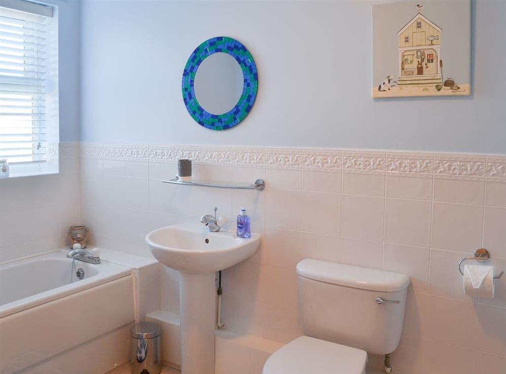 Lovely bathroom at Tern Point in Beadnell, near Seahouses, Northumberland