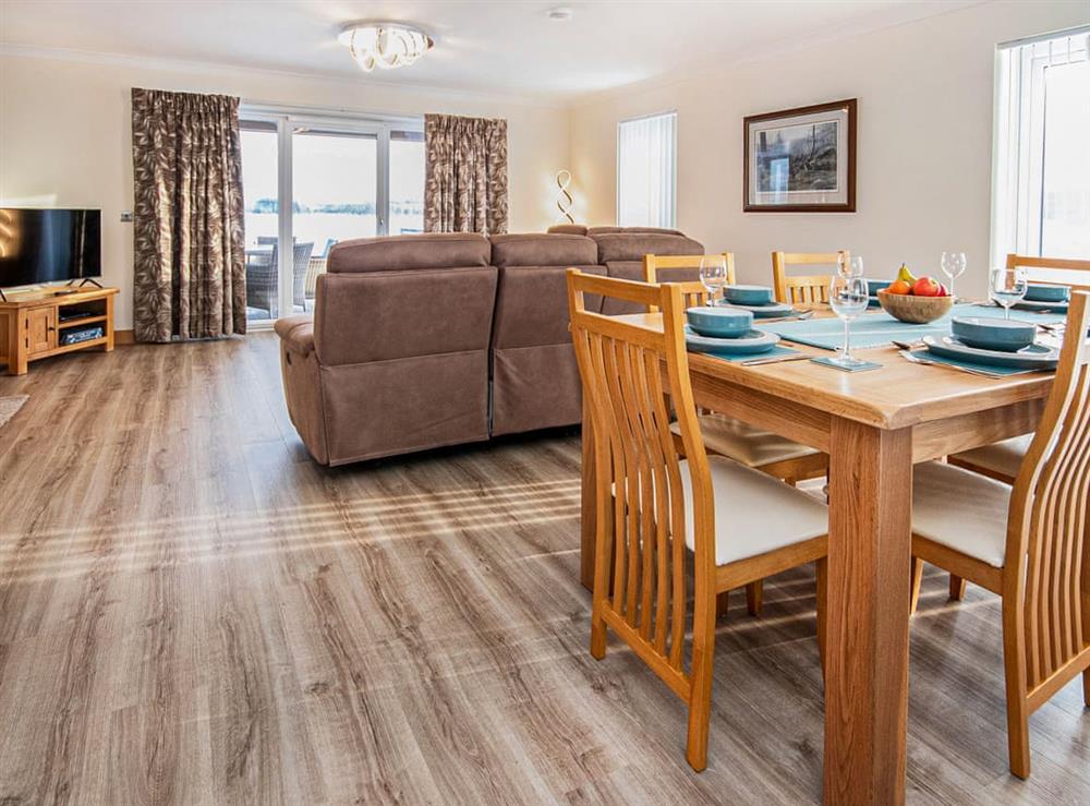 Open plan living space at Terra Verde in Beauly, Inverness-Shire