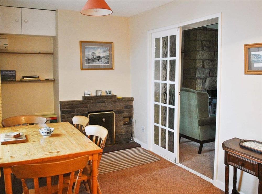 Dining room at Terrace cottage in Port Mulgrave, near Whitby, North Yorkshire